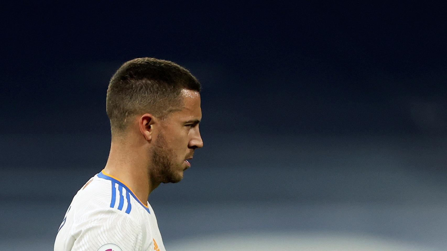 Eden Hazard, con el Real Madrid