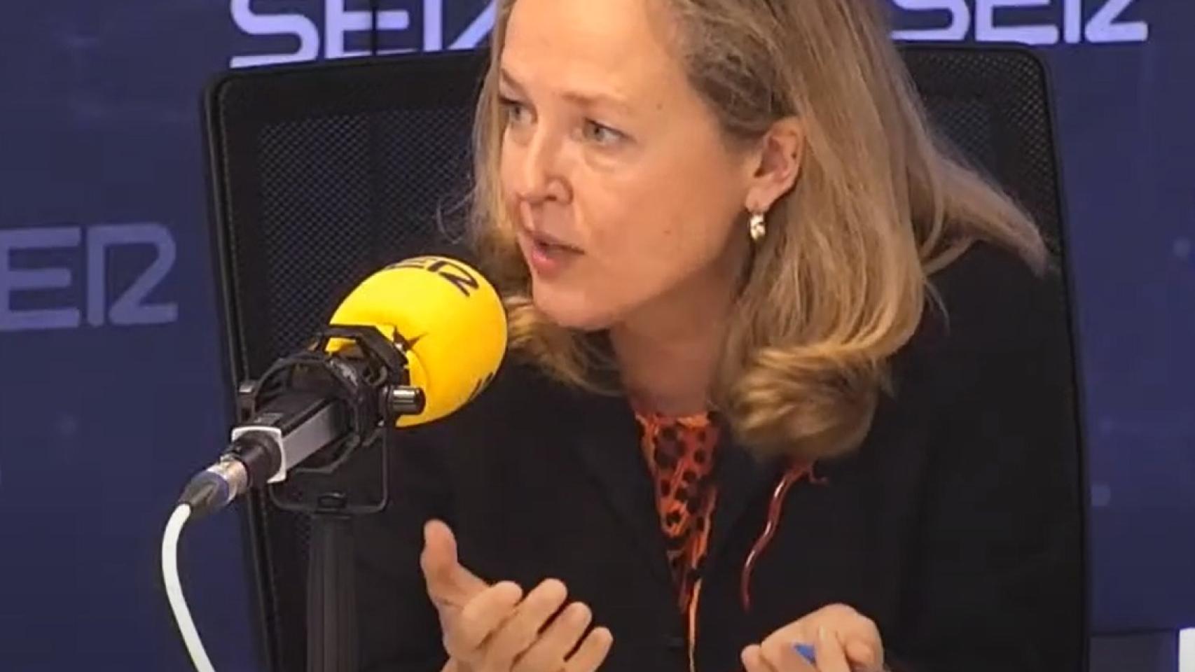 Nadia Calviño en la Ser