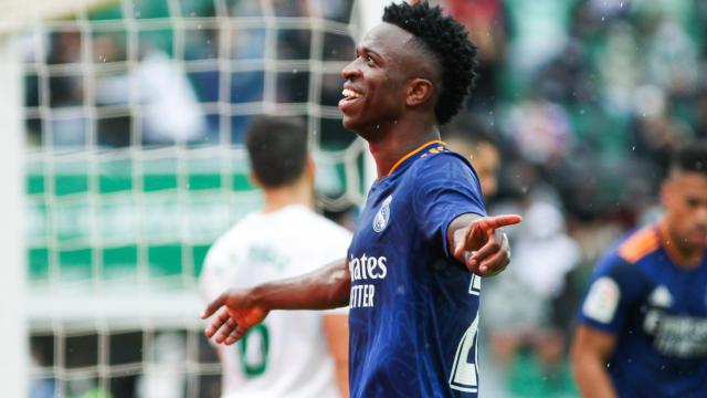 Vinicius Júnior, durante un partido de Liga con el Real Madrid