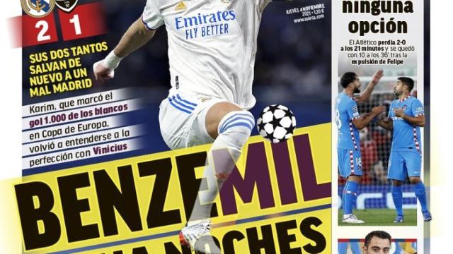 Portada MARCA (04/11/2021)