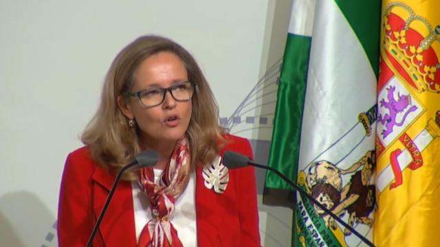 La vicepresidenta del Gobierno, Nadia Calviño.