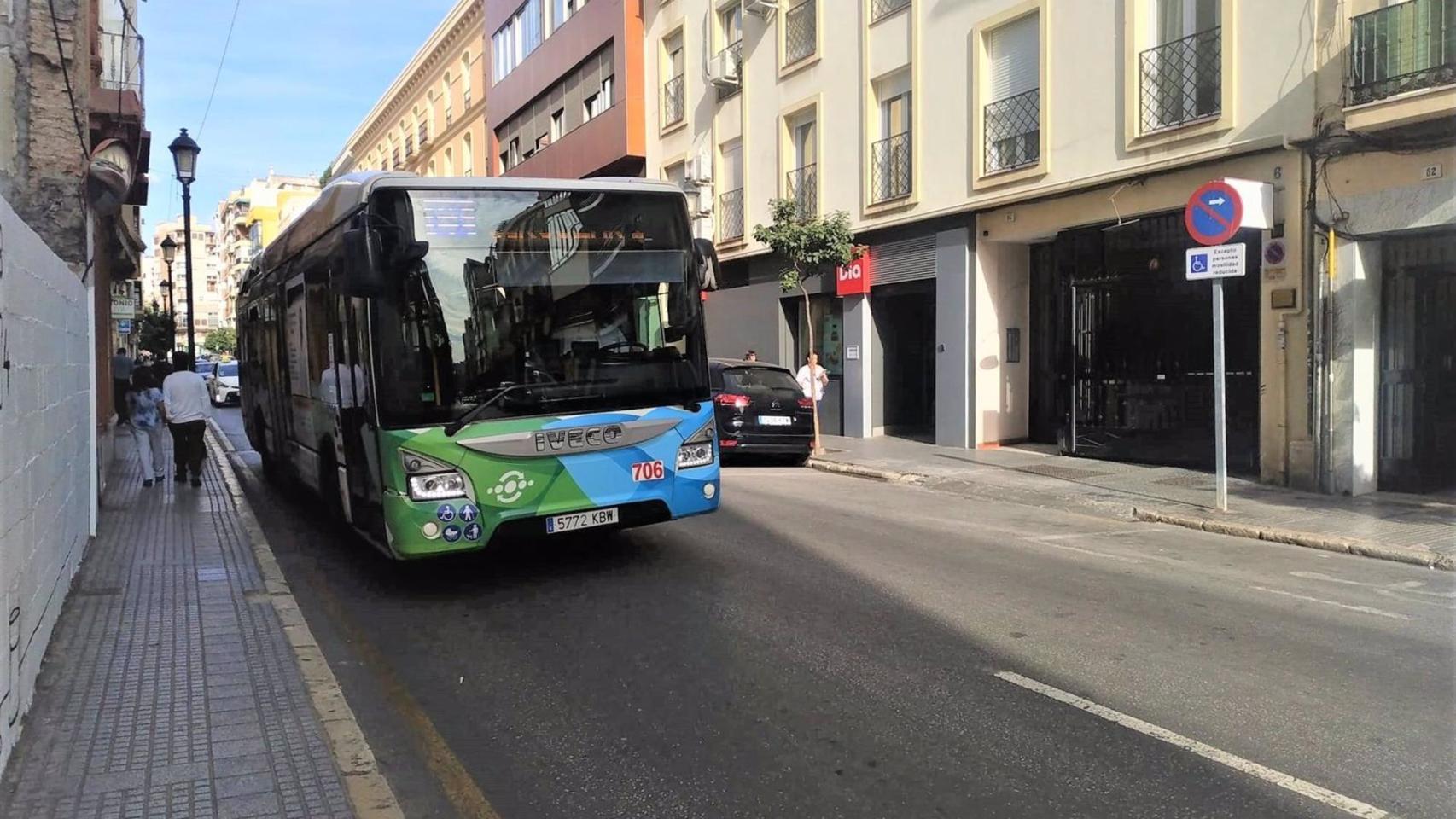 Un autobús de la EMT.