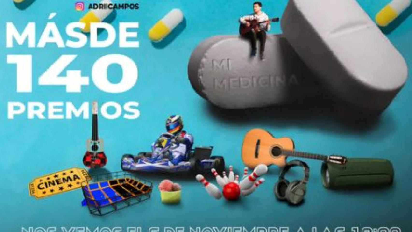 Regalos gratis por pasear por el centro de Málaga este sábado: el juego del músico Adrián Campos.