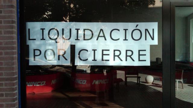 Cierre de un comercio
