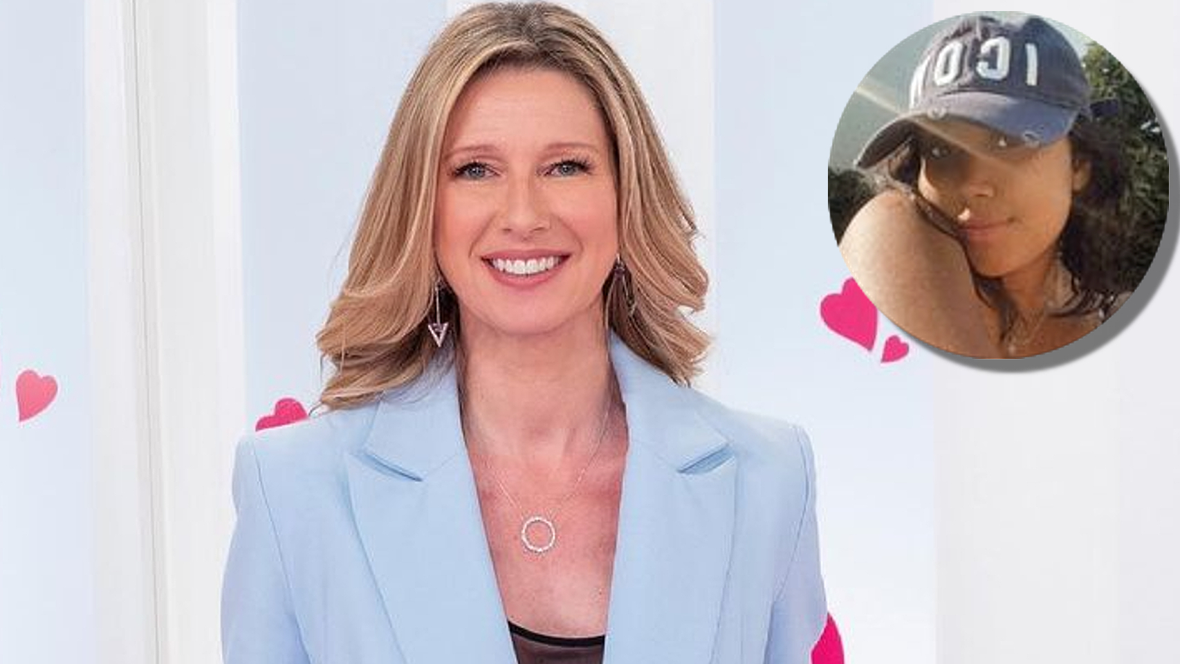 Anne Igartiburu y su hija mayor, Noa, en un montaje de Jaleos.