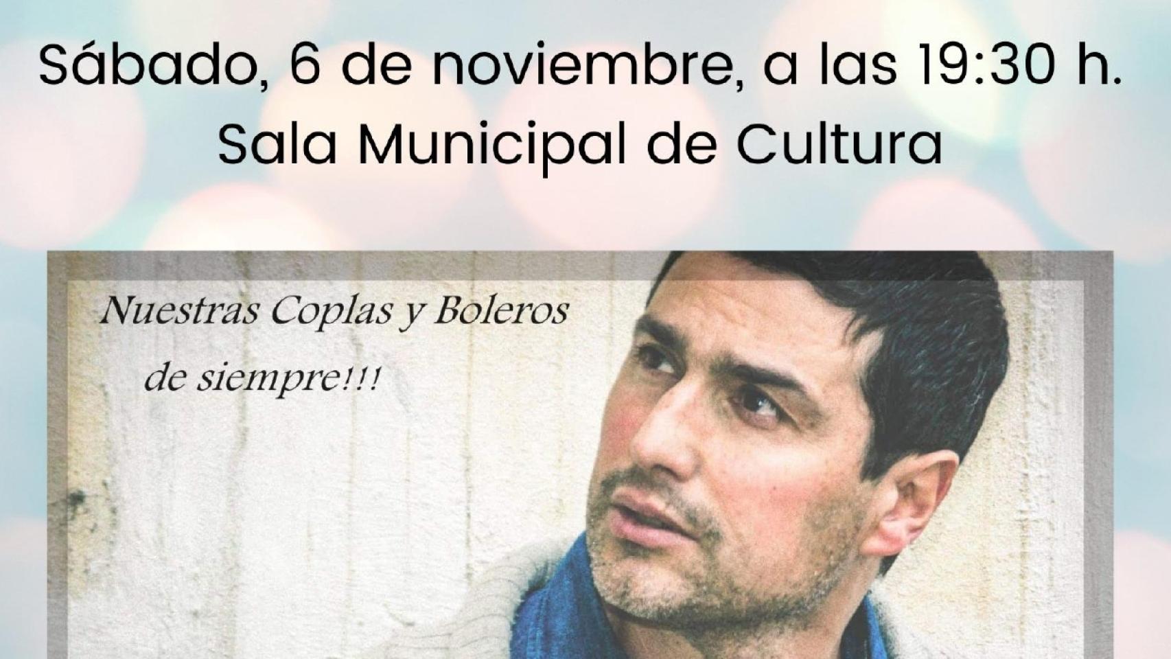 Cartel de la actuación de Luis Casado