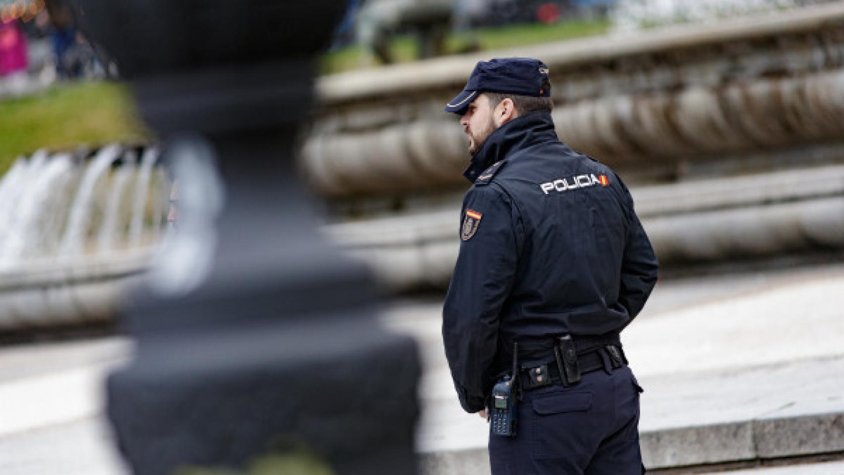 Imagen de archivo de un agente de la Policía Nacional