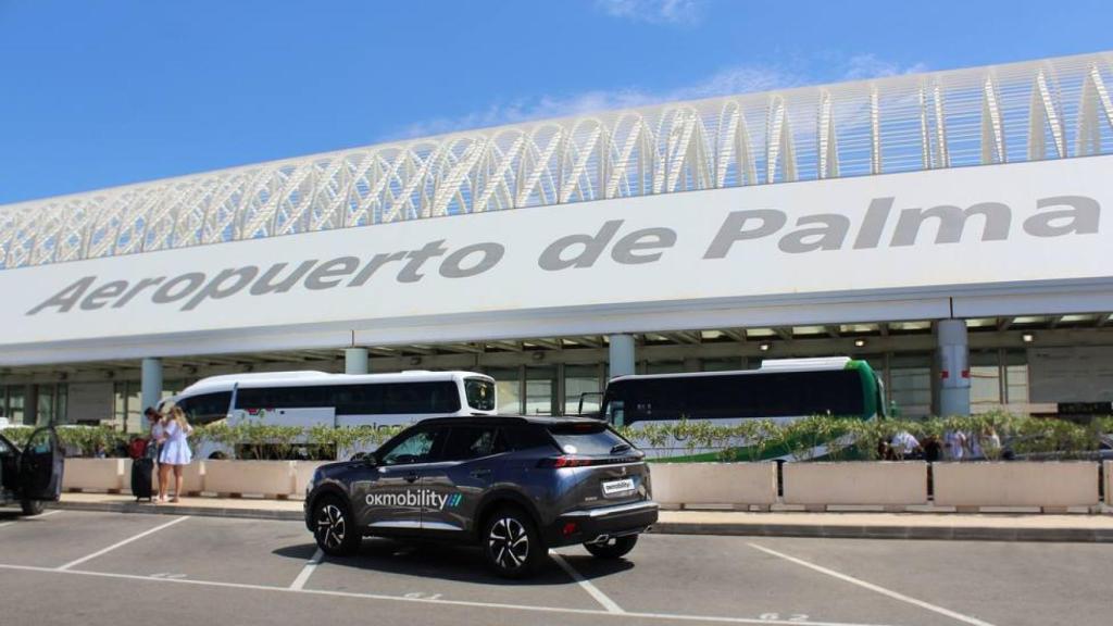 Imagen exterior del aeropuerto de Palma de Mallorca.