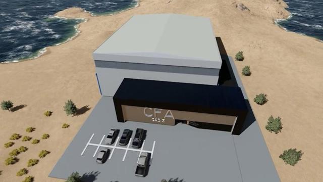 Recreación virtual del centro de fabricación avanzada.