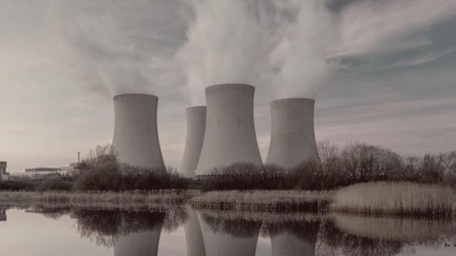 Una central nuclear.