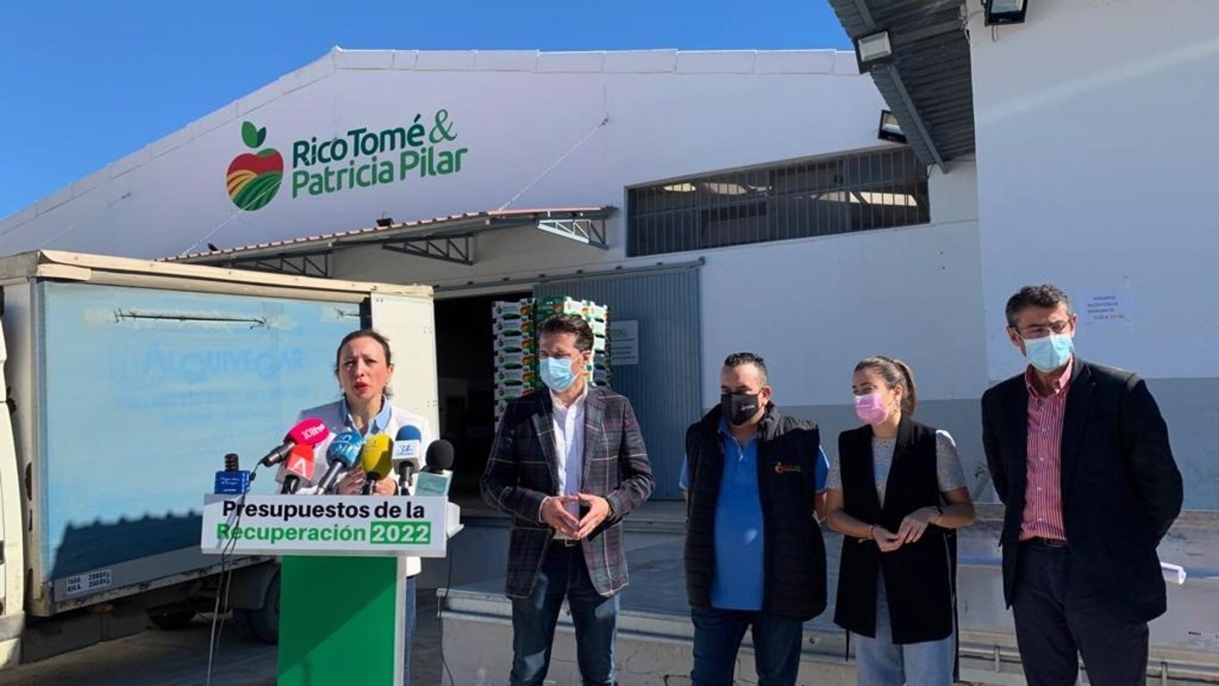 Comparecencia de la delegada del Gobierno andaluz en Málaga, Patricia Navarro.