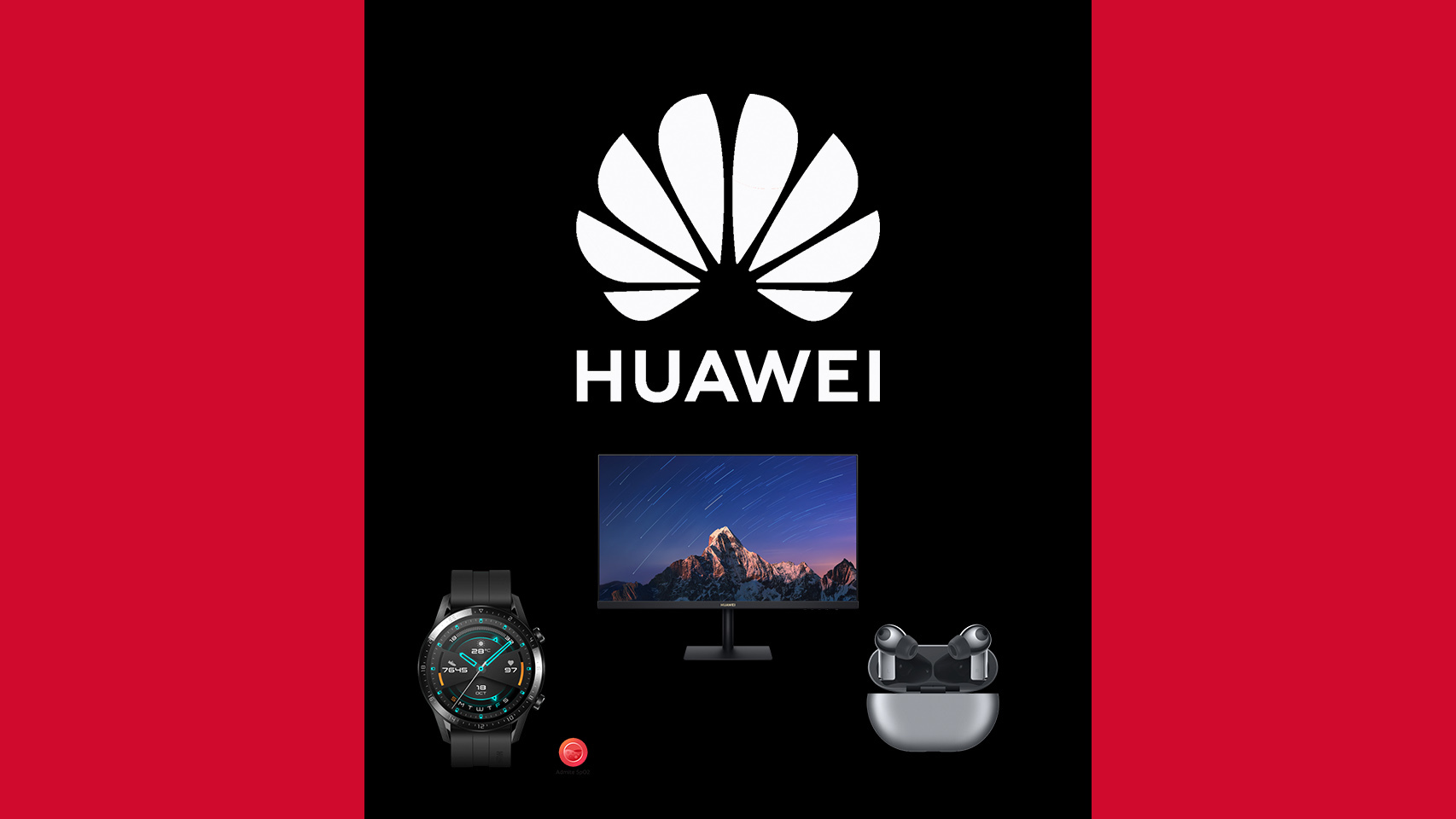Logo de Huawei para el Black Friday.
