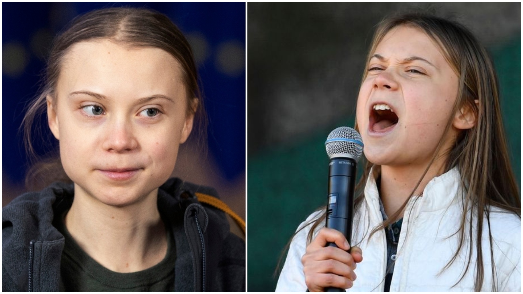 Greta Thunberg.