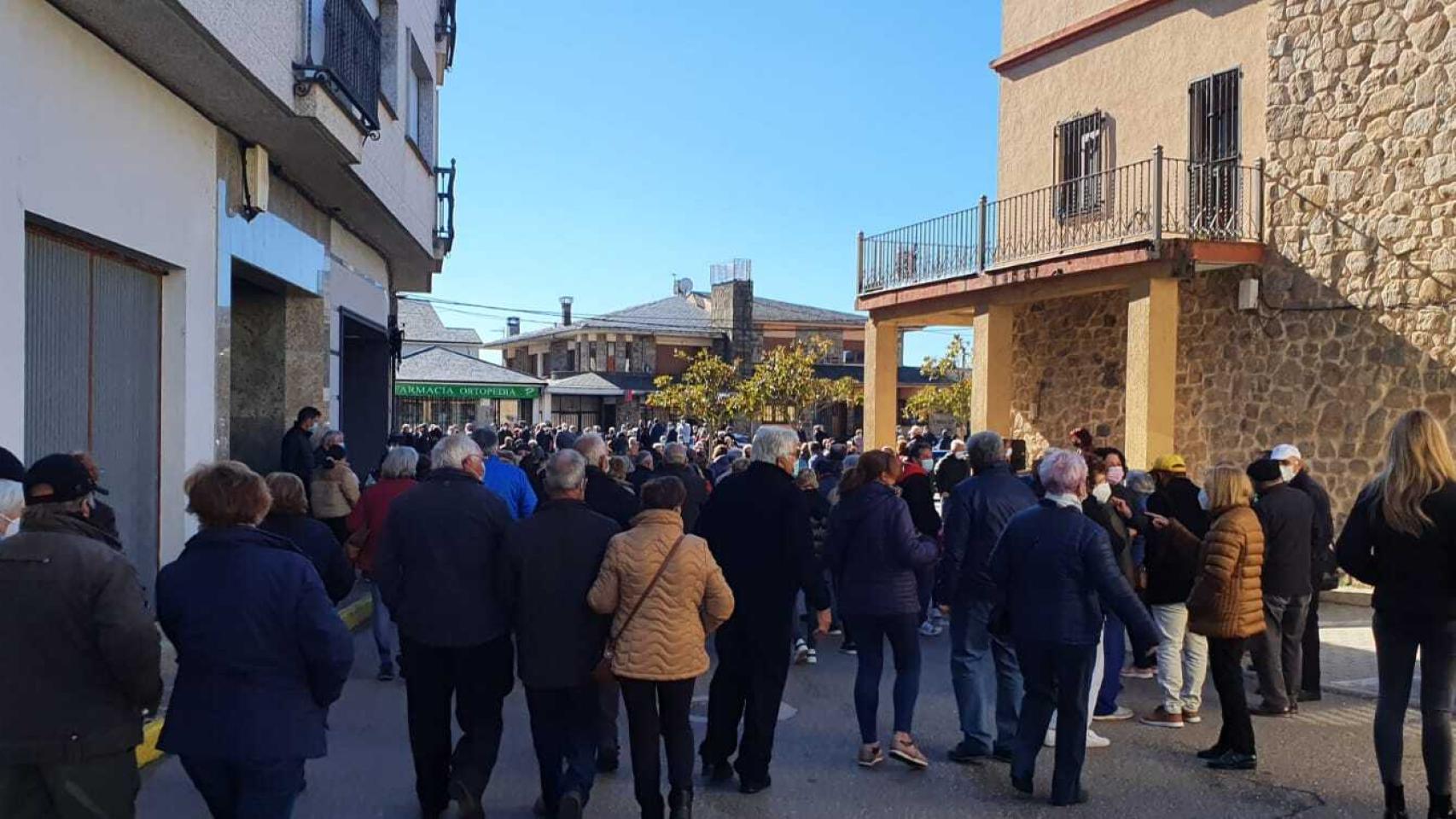 Una concentración en Mombuey