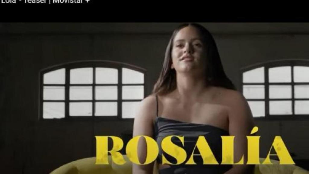 La cantante Rosalía durante el documental 'Lola'.