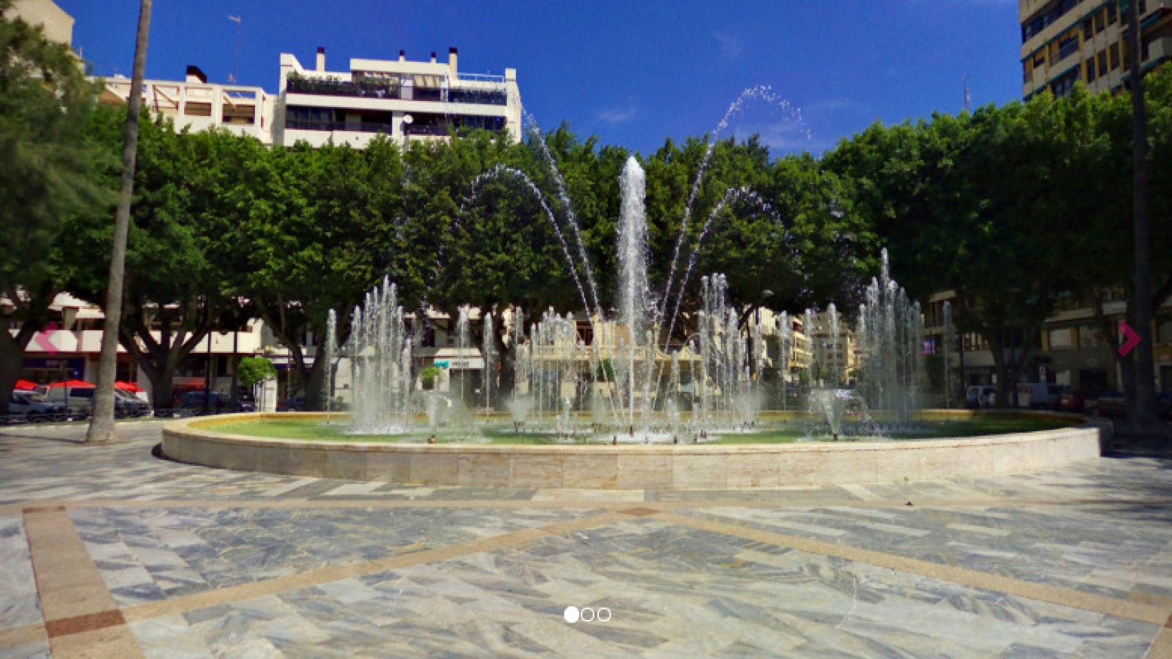 Glorieta Gabriel Miró en Orihuela.