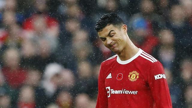 Cristiano Ronaldo, durante el United - City