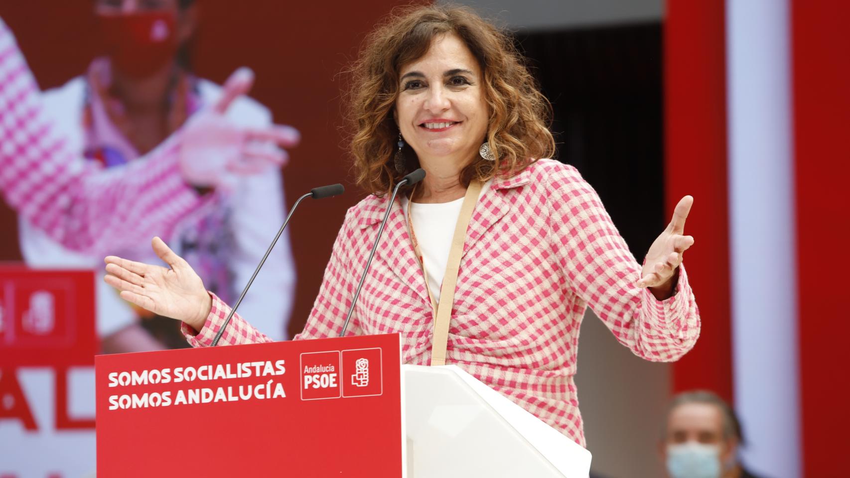 La ministra de Hacienda, María Jesús Montero, interviene en la primeras jornadas del Congreso del PSOE_A