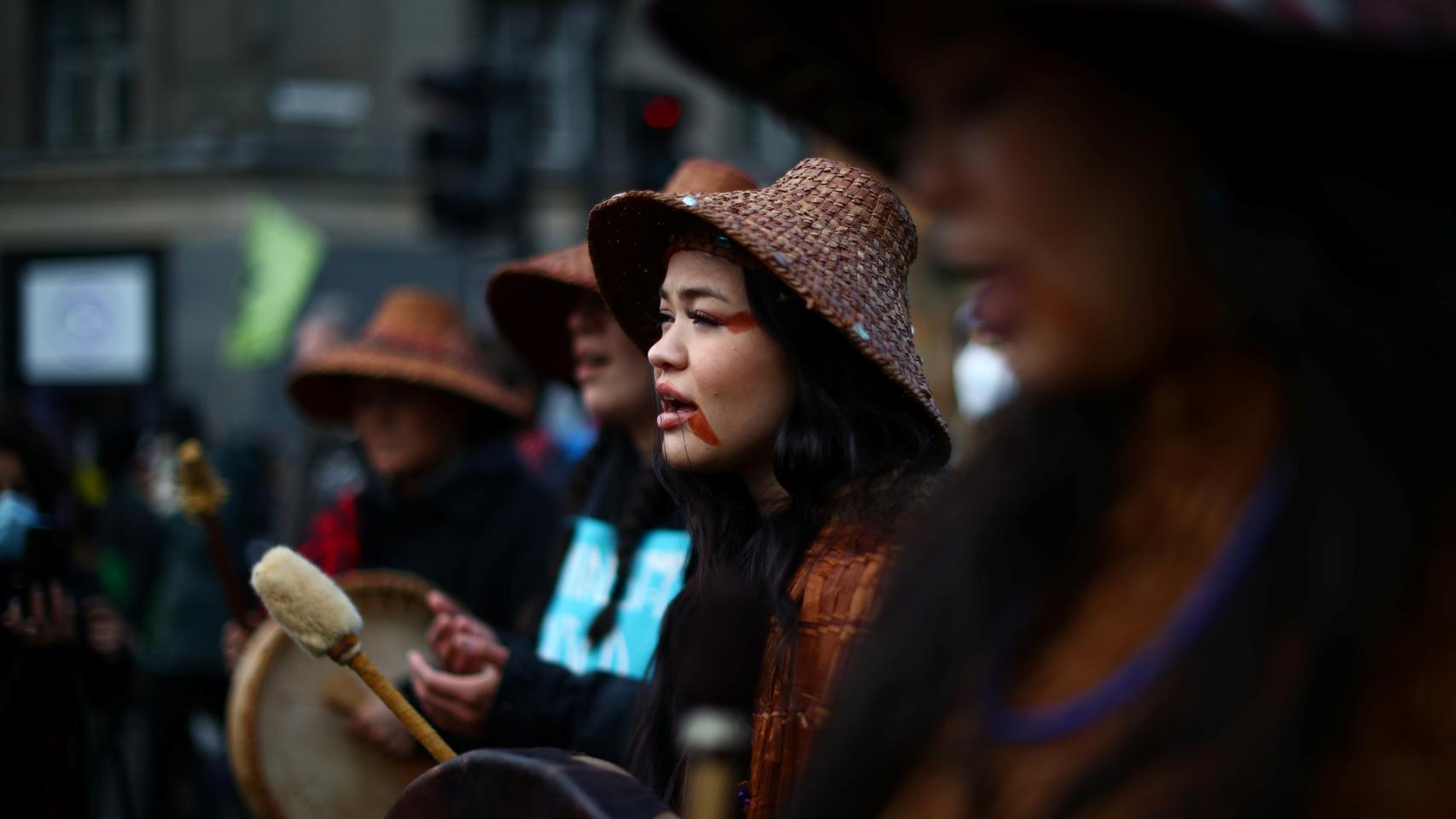 Las mejores imágenes de la protesta ante la COP26 en Glasgow.
