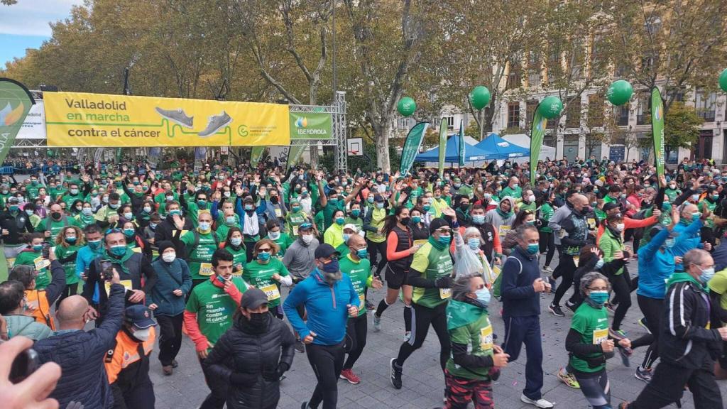 La décima edición de la Marcha Contra el Cáncer de Valladolid