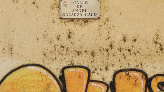 Calle Ángel Galarza, en Zamora