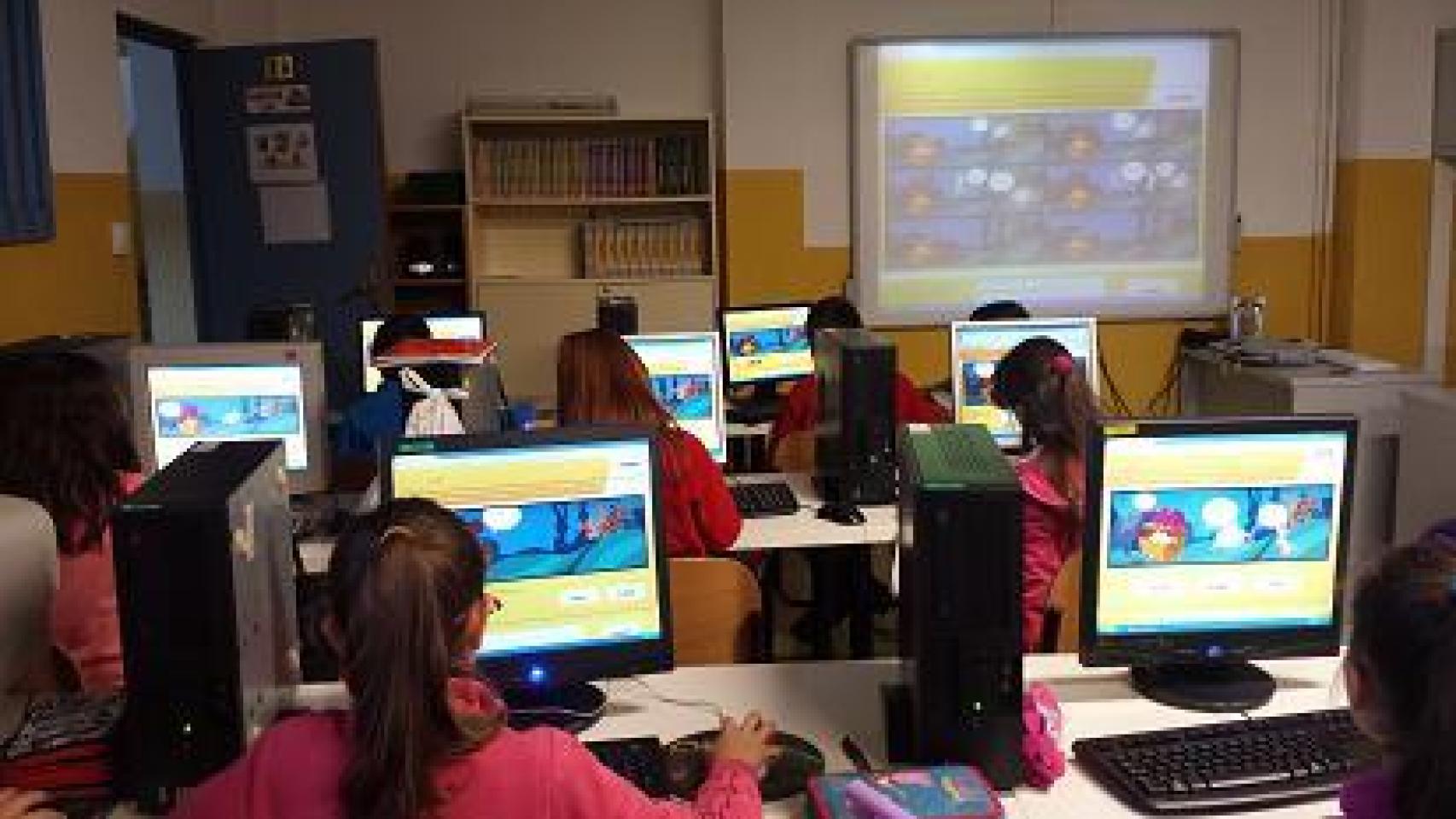 Aula del Colegio Luis Vives, en León