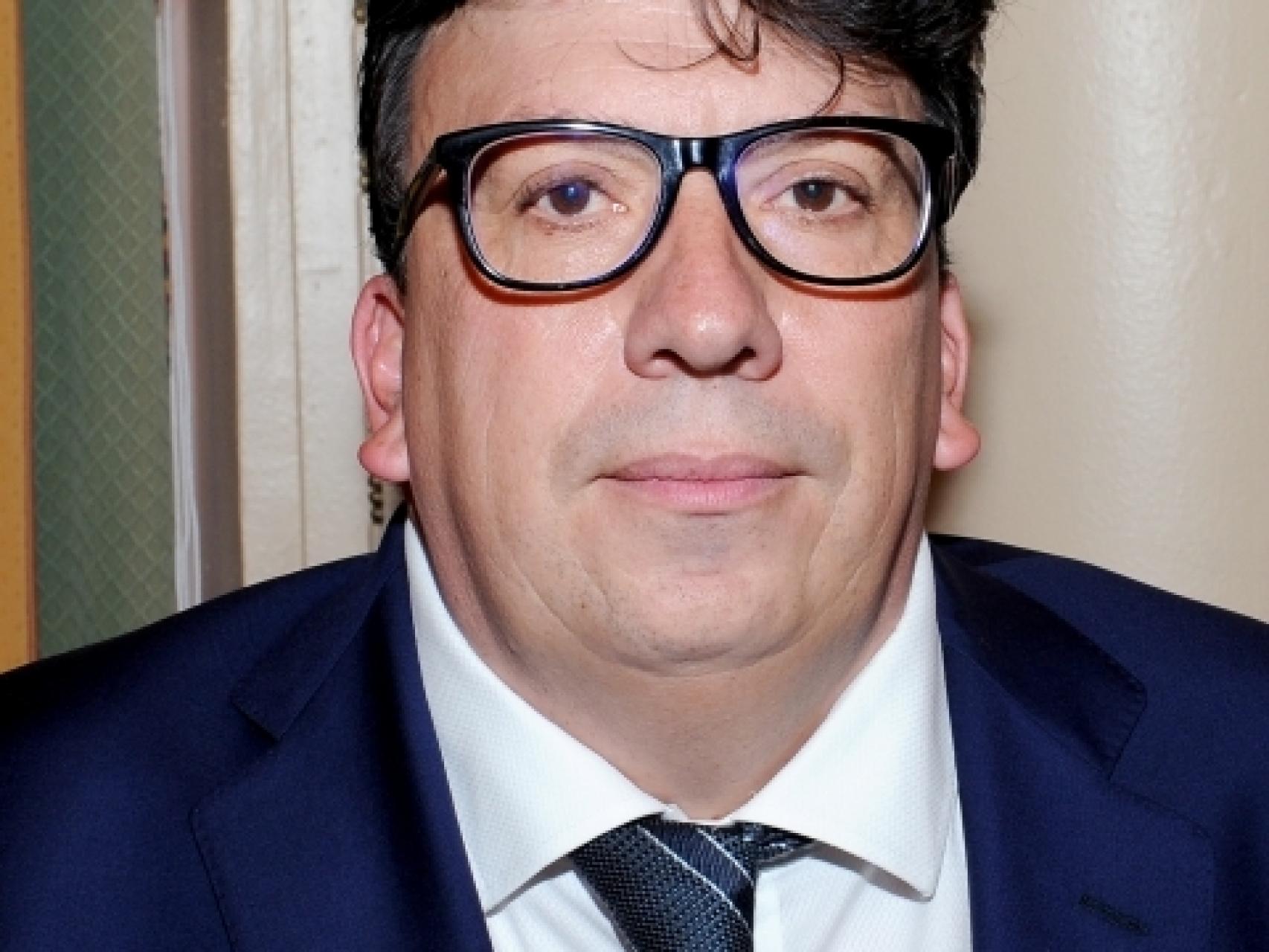El alcalde de Almazán, Jesús Cedazo