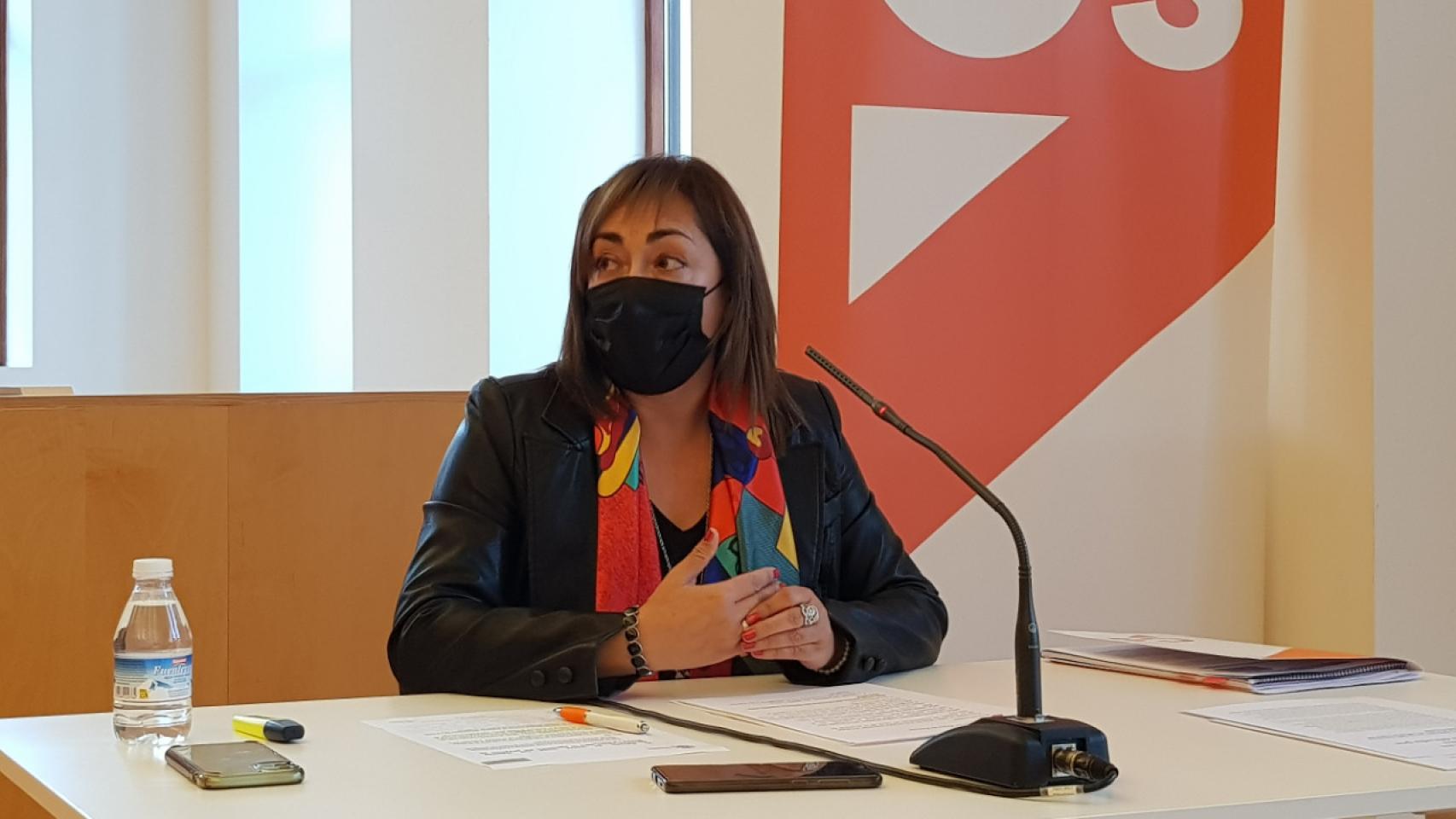 La procuradora naranja a las Cortes de Castilla y León por Zamora, Mayte Gago