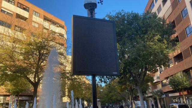 Estación de medición de la calidad del aire y el ruido en Albacete