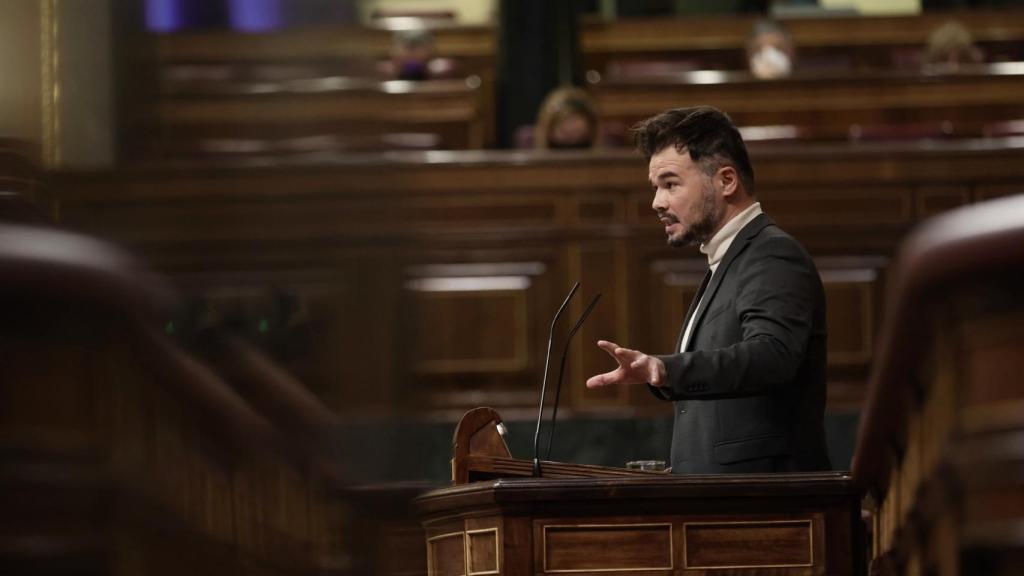 El portavoz de ERC en el Congreso, Gabriel Rufián.