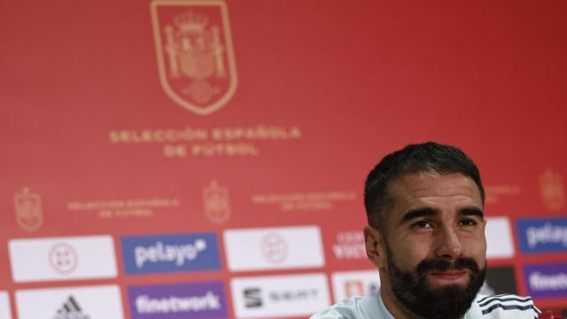 Dani Carvajal, en rueda de prensa