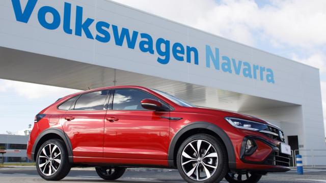 El nuevo Volkswagen Taigo en la planta de Landaben, en Navarra.