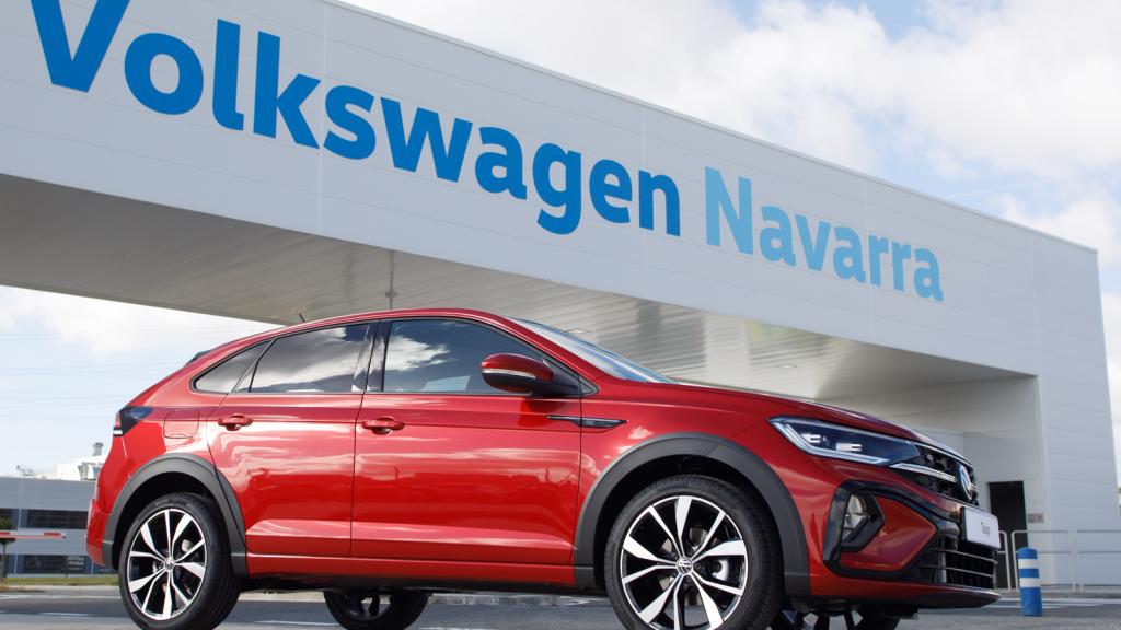El nuevo Volkswagen Taigo en la planta de Landaben, en Navarra.