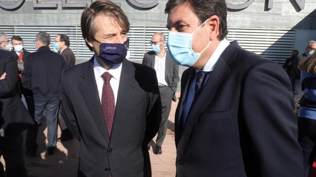 Carriedo en el acto celebrado en Santiago de Compostela / Pepe Ferrin ICAL