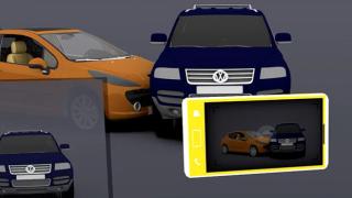 Recreación de una accidente de tráfico