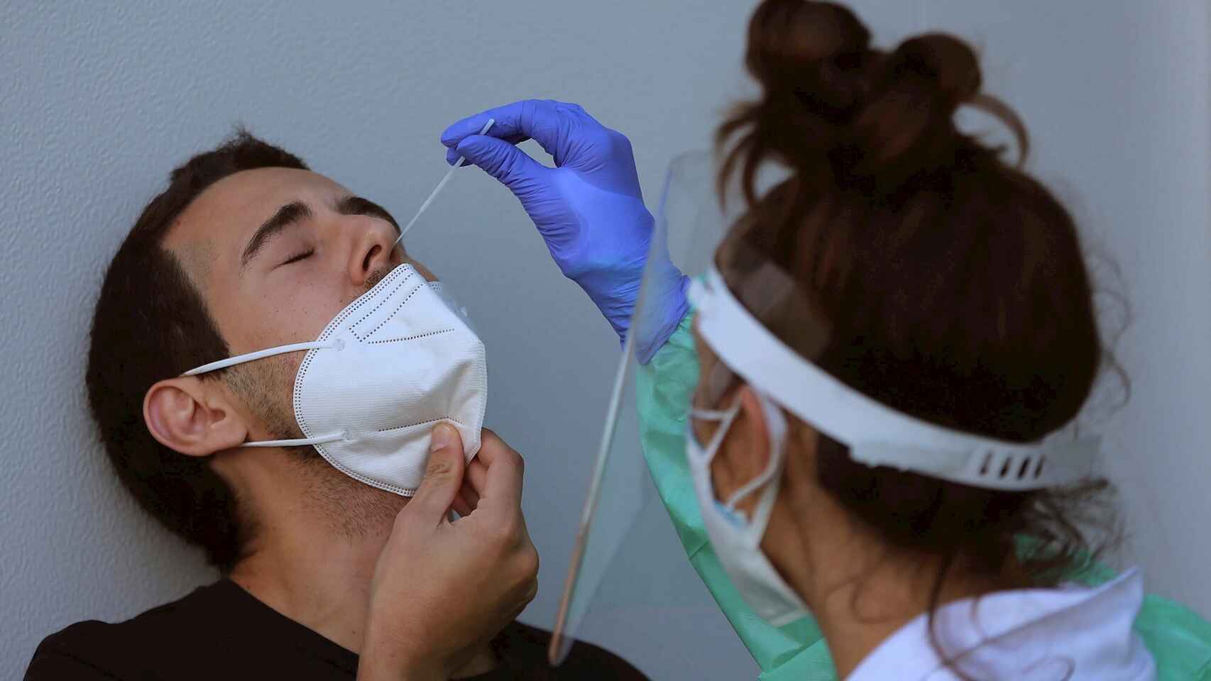 Una prueba PCR.