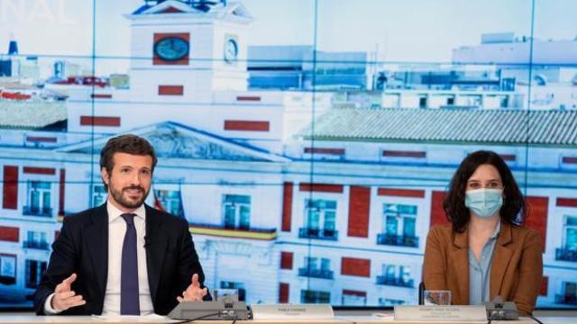 Casado y Ayuso.