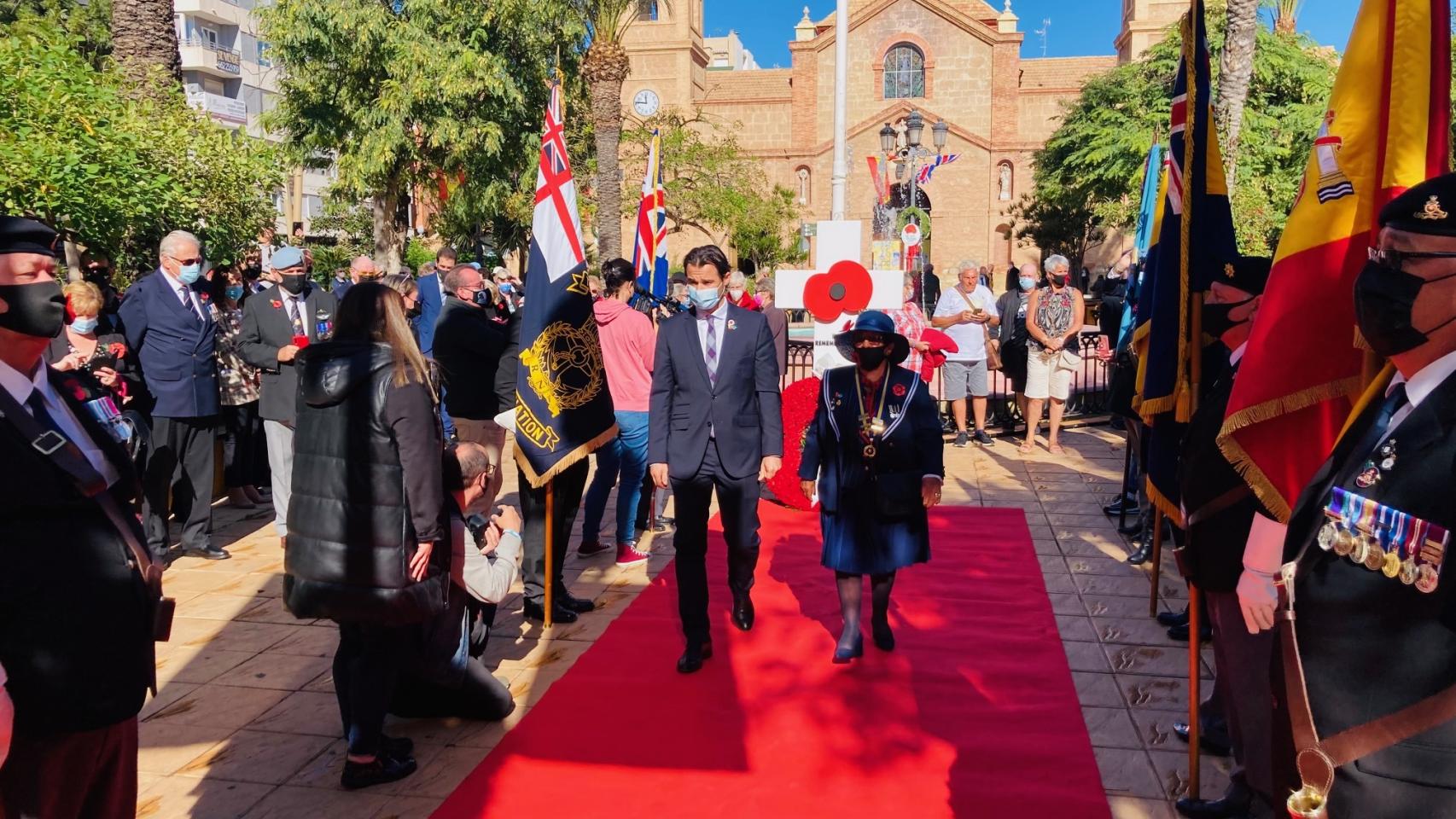 Celebración del Poppy Day en Torrevieja.