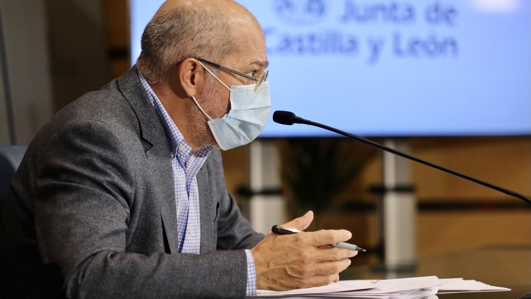 Igea en rueda de prensa posterior al Consejo de Gobierno. / Leticia Pérez ICAL