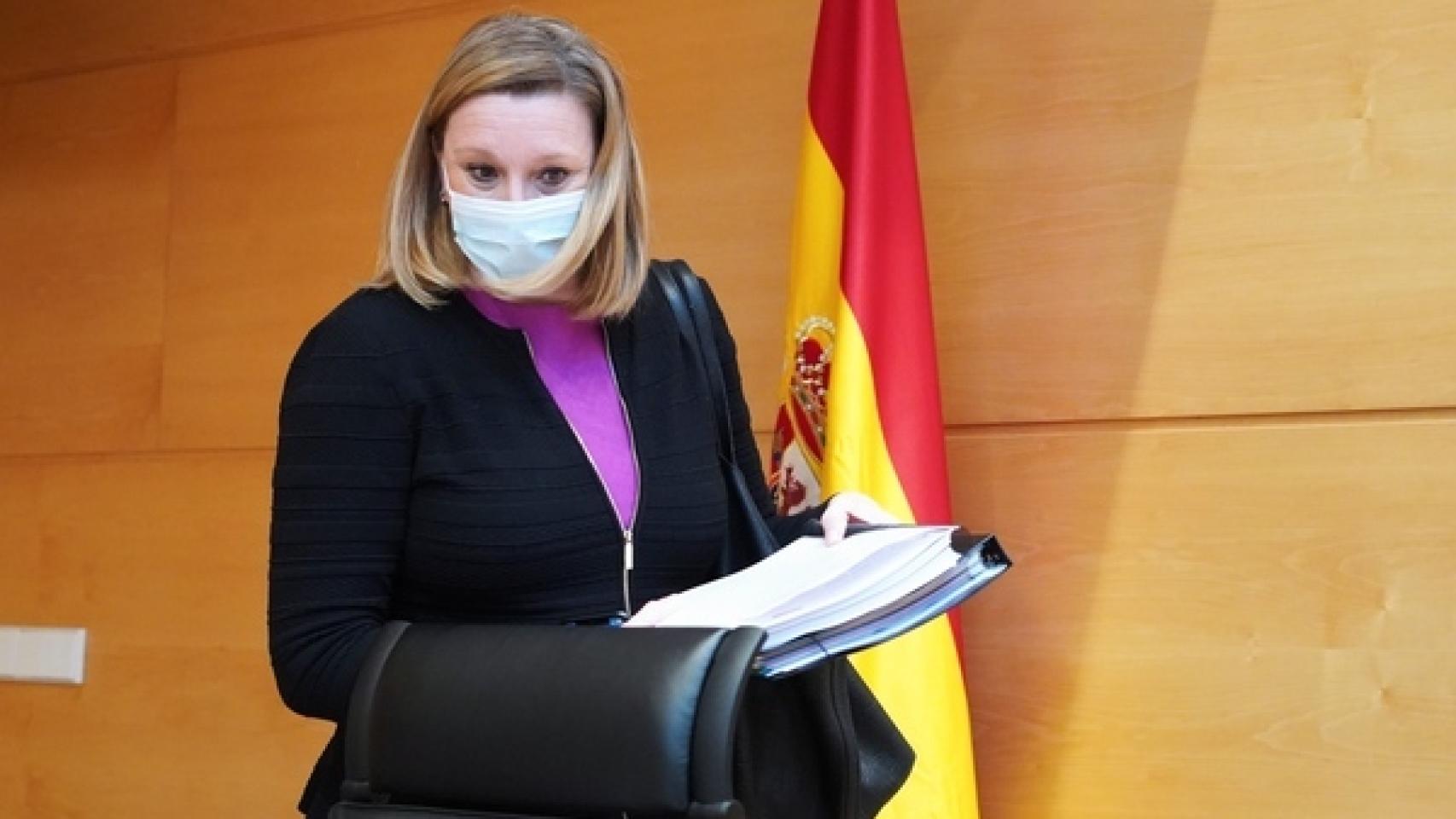 La consejera de Familia e Igualdad de Oportunidades, Isabel Blanco, presenta los presupuestos para 2022