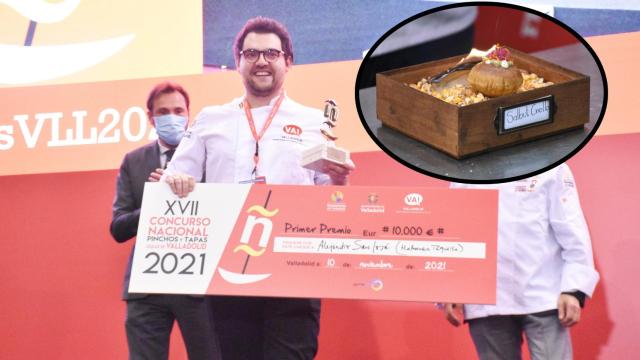 Alejandro con su pincho