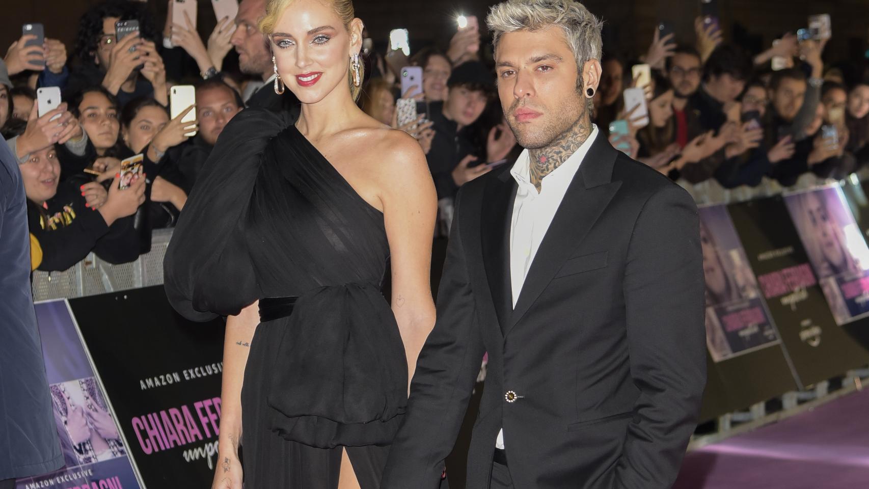 Chiara Ferragni y Fedez en Roma.