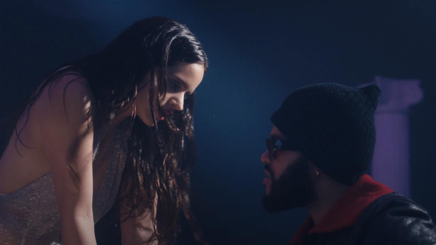Rosalía y The Weeknd en 'La Fama'.