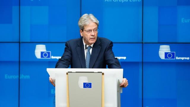 El comisario de Asuntos Económicos, Paolo Gentiloni