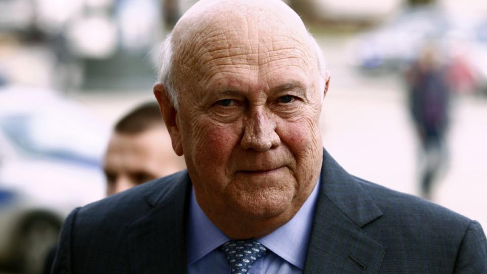 De Klerk, en una imagen de archivo.