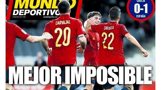 La portada del diario Mundo Deportivo (12/11/2021)