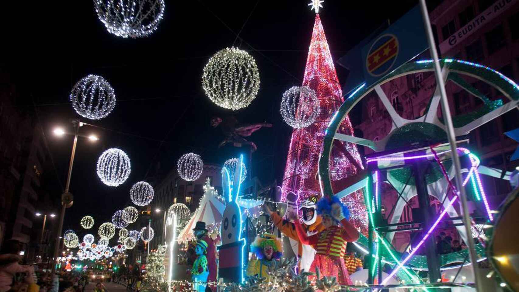 Las luces de Navidad en Vigo. EP