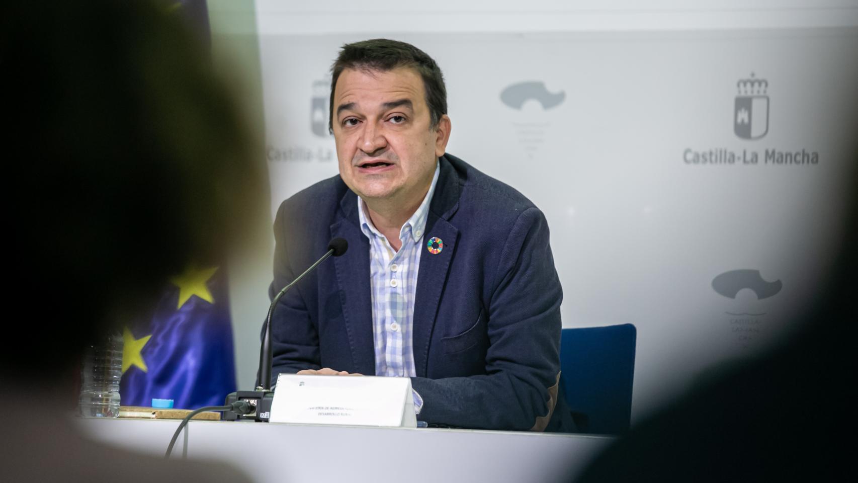 Francisco Martínez Arroyo, consejero de Agricultura, Agua y Desarrollo Rural de Castilla-La Mancha.
