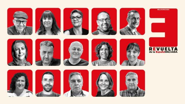 15 representantes de España Vaciada.