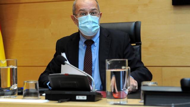 Francisco Igea durante su intervención en las Cortes